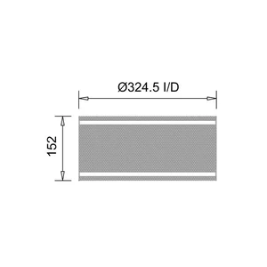 Frost Frost gravel guard for use with 33.046x.000 roof drain assemblies