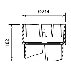 Frost Extension variable for heavy duty inverted roof assemblies