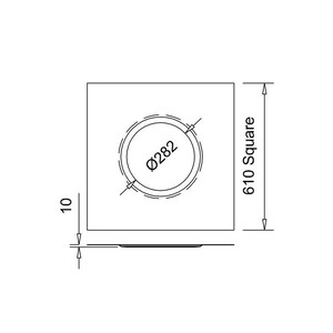 Frost Bearing pan for large sump roof assemblies