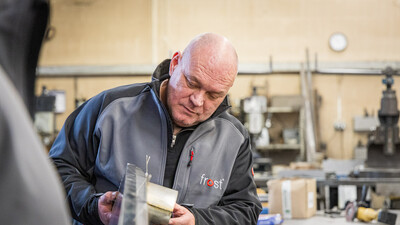 Brian Frost Team at UK Manufacturing Facility