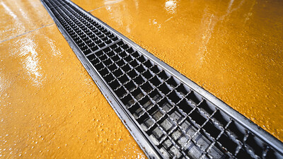 Frost linear drain stainless steel