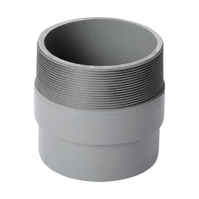 Frost spigot adaptor CAST BSP4 to 100mm ID, 110mm OD BS416/2, extends 70mm