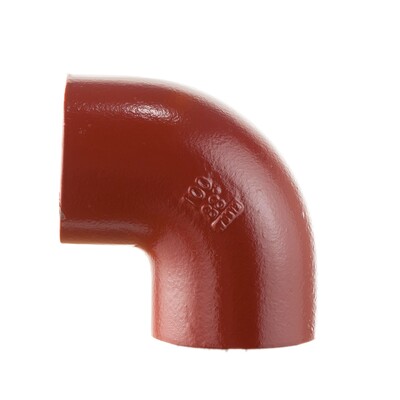 100mm Halifax HS Short Rad Bend 88deg; Red