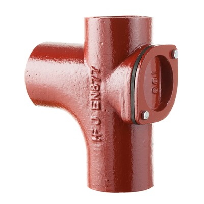 100x100mm Halifax HS Curve Access Branch 88deg; Red