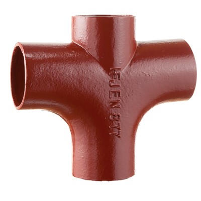 100x100mm Halifax HS Double Curve Branch 88deg; Red