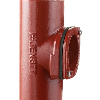 100mm Halifax HS Round Access Pipe; Red