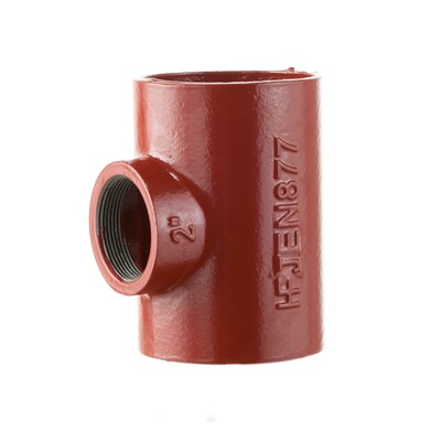 100mm Halifax HS Boss Pipe 88deg; Red