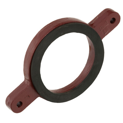 100mm Halifax HS Stack Support Bracket with Gasket; Red