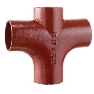 100x100mm Halifax HS Double Curve Branch 88deg; Red