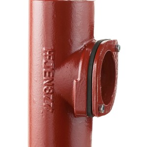 100mm Halifax HS Round Access Pipe; Red