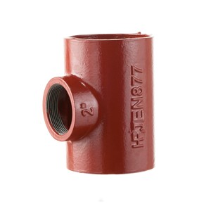 100mm Halifax HS Boss Pipe 88deg; Red