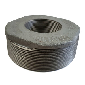 Frost 4" X 3" BSP Black Malleable Iron Threaded Reducing Bush
